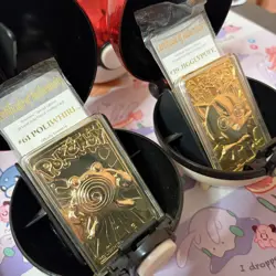 Set of 6 23K Gold Plated Pokemon Card 1999 Burger King Poke Ball - Image 5