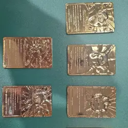 6 Burger King 23K Gold Pokemon TCG Metal Cards Lot (4) Pikachu Jigglypuff 1999 - Image 2