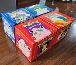Pokemon 23K Gold Plated Trading Cards 1999 Burger King Promotion Set of 4 - Image 1
