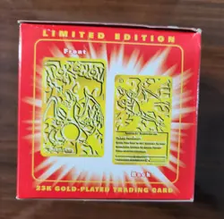 Pokemon 23K Gold Plated Trading Cards 1999 Burger King Promotion Set of 4 - Image 5