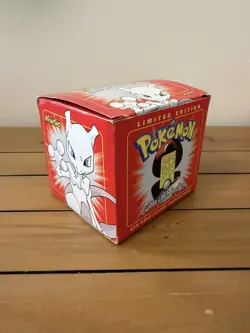 1999 Burger King Pokemon Mewtwo #150 23K Gold-Plated Card Sealed with Poke Ball - Image 1