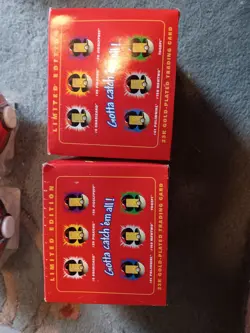 1999 Burger King Pokemon 23K Gold Plated Trading Card Complete Set SEALED - Image 4