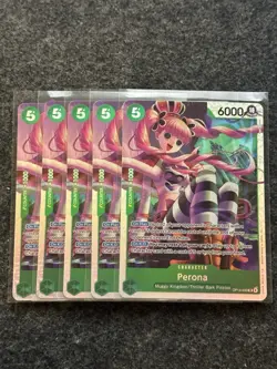 Perona OP14-033 SR The Azure Sea's Seven One Piece TCG Card - Image 1