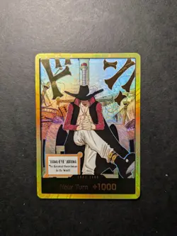 OP14 Gold DON!! Card Hawk Eye Mihawk The Azure Seas Seven One Piece CCG ENGLISH - Image 1