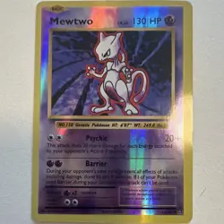 Pokemon TCG Mewtwo 51/108 Evolutions Rare Reverse Holo 130 HP English 2016 - Image 1
