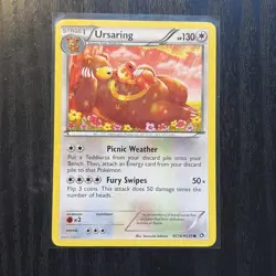 Ursaring Reverse Holo Common 130 HP Legendary Treasures RC16/RC25 Pokemon TCG - Image 1