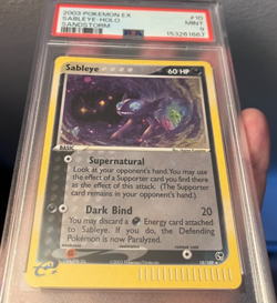 Pokemon 2003 EX Sandstorm Sableye Holo Rare 10/100 PSA 9 MINT - BRAND NEW CERT! - Image 4