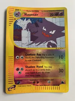 Pokemon TCG Reverse Holo Haunter 63/144 Skyridge E-Reader Uncommon 2003 - Image 1