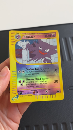 Pokemon TCG Reverse Holo Haunter 63/144 Skyridge E-Reader Uncommon 2003 - Image 2