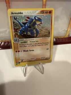 Pokemon TCG - Armaldo - 1/100 - Holo Rare with SWIRL - Sandstorm (e-Series) - NM - Image 2