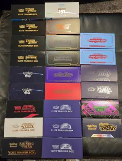 24 Empty Pokemon ETBs Lot - Image 1