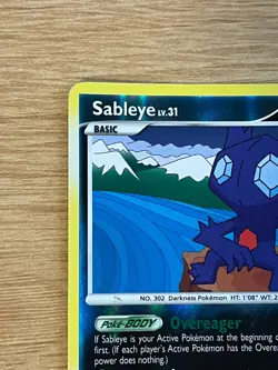 Sableye Reverse Holo 48/100 - Stormfront Pokemon TCG English MP - Image 2