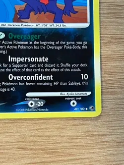 Sableye Reverse Holo 48/100 - Stormfront Pokemon TCG English MP - Image 5