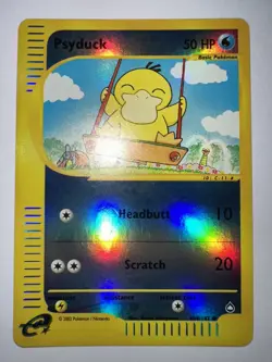 2002 Psyduck 104/147 Aquapolis Reverse Holo Vintage Pokemon E-Reader NM - Image 1