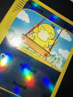 2002 Psyduck 104/147 Aquapolis Reverse Holo Vintage Pokemon E-Reader NM - Image 4