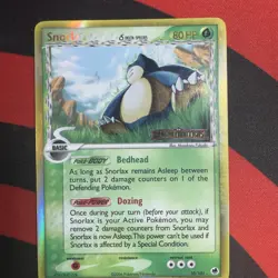 Pokemon TCG Snorlax Dragon Frontiers 10/101 Reverse Holo Rare Stamped LP. - Image 1