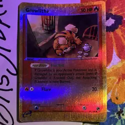 Growlithe 65/100 Pokemon TCG Reverse Holo Sandstorm 2003 MP - Image 2