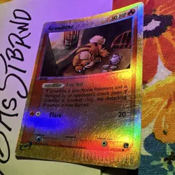 Growlithe 65/100 Pokemon TCG Reverse Holo Sandstorm 2003 MP - Image 4
