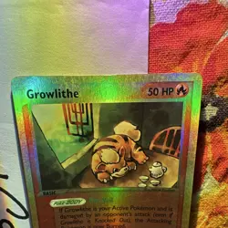 Growlithe 65/100 Pokemon TCG Reverse Holo Sandstorm 2003 MP - Image 5