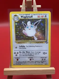 Pokemon TCG Wigglytuff 16/64 Jungle Holo Rare Unlimited (LP/MP) - Image 1