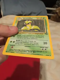 Victreebel 14/64 Jungle Set Holo Rare Pokemon Card 1999 WOTC TCG Vintage Pokemon - Image 4