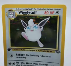 Pokemon TCG Wigglytuff 16/64 Holo Rare - Jungle 1999 English 1st Edition - Image 2