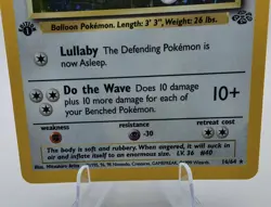 Pokemon TCG Wigglytuff 16/64 Holo Rare - Jungle 1999 English 1st Edition - Image 3