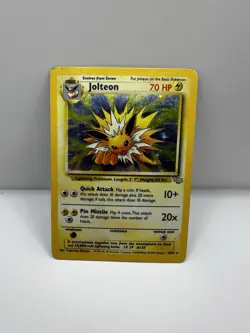 Pokemon TCG Jolteon Jungle 4/64 Holo Unlimited Holo Rare - Image 1