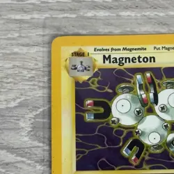 Pokemon TCG Magneton Fossil Holo Card 11/62 Unlimited Rare NM Wotc Card - Image 3