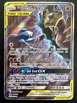 Pokemon Garchomp & Giratina GX SM193 Sun & Moon Tag Team Promo NM - Image 1