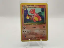 Pokemon TCG Charmeleon Base Set 24/102 Regular Unlimited Moderately Played - Image 3