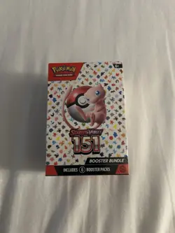 Pokemon Scarlet Violet 151 Booster Bundle 6-Pack Factory-Sealed English - Image 1
