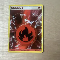 Pokemon TCG Fire Energy EX Holon Phantoms 106/110 LP - Image 2