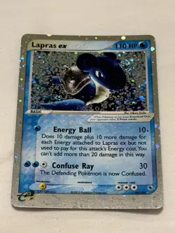 Pokemon TCG Lapras EX Holo Ultra Rare Card Ruby & Sapphire 99/109 - Image 1