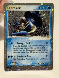 Pokemon TCG Lapras EX Holo Ultra Rare Card Ruby & Sapphire 99/109 - Image 2