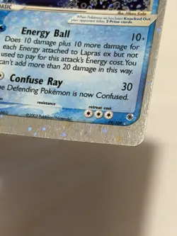 Pokemon TCG Lapras EX Holo Ultra Rare Card Ruby & Sapphire 99/109 - Image 4