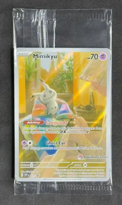 Mimikyu SVP 075 Sealed Pokemon Center Stamped Promo - Image 1