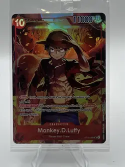 Monkey D. Luffy ST10-006 Alt Art SR Promo Sealed One Piece A122 - Image 1