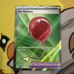 AIR BALLOON Ultra Rare Holo Trainer #166/132 Pokemon Mega Evolutions English NM - Image 1