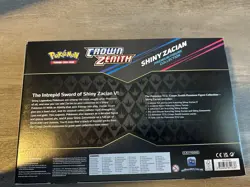 Pokemon TCG: Crown Zenith - Shiny Zacian Premium Figure Collection Box - Sealed - Image 2