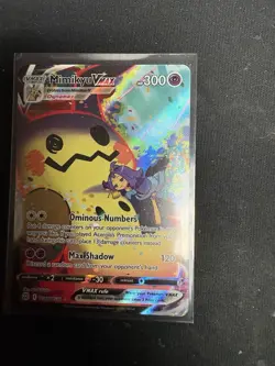 Pokemon Mimikyu VMAX Holo Ultra Rare TCG Card Brilliant Stars TG17/TG30 NM - Image 1