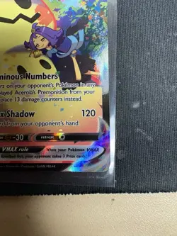 Pokemon Mimikyu VMAX Holo Ultra Rare TCG Card Brilliant Stars TG17/TG30 NM - Image 2