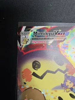 Pokemon Mimikyu VMAX Holo Ultra Rare TCG Card Brilliant Stars TG17/TG30 NM - Image 4