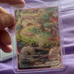 Pokemon TCG Sword & Shield Snorlax VMAX 142/202 Ultra Rare Holo English 340 HP - Image 1