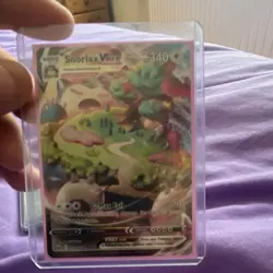 Pokemon TCG Sword & Shield Snorlax VMAX 142/202 Ultra Rare Holo English 340 HP - Image 3