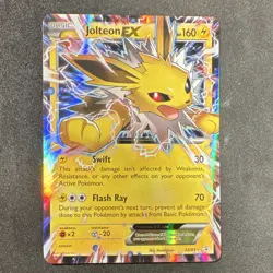 Pokemon TCG XY EX Holo 4-Card Lot Umbreon Leafeon Jolteon Glaceon 55/124 - Image 4