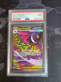 2026 Pokemon Ascended Heroes Mega Gengar ex Attack Rare #269/217 PSA 9 - Image 1