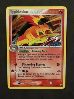 Typhlosion Reverse Holo Rare 17/115 EX Unseen Forces English 2005 - Image 1