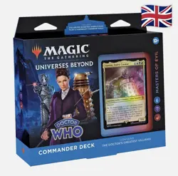 Doctor WHO Commander Deck Masters of Evil - EN NEU OVP - Magic The Gathering MTG - Image 1