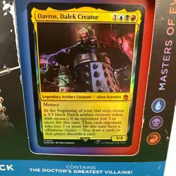Doctor WHO Commander Deck Masters of Evil - EN NEU OVP - Magic The Gathering MTG - Image 4